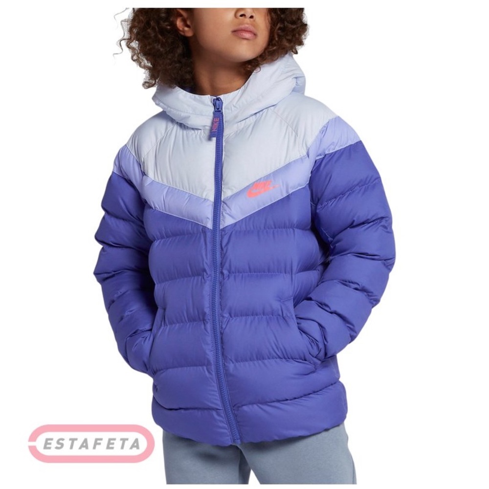 Nike Kids Purple ombré Puffer Jacket